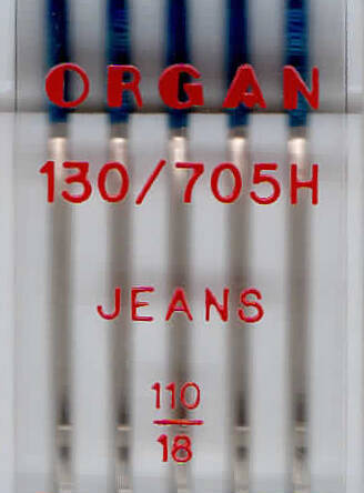 ORGAN - Universal JEANS Nadeln 5 Stück / Dicke 110