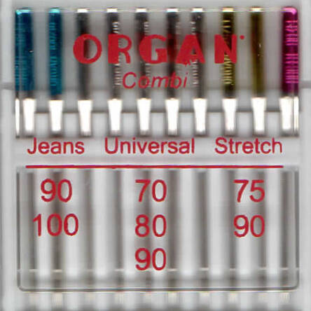 ORGAN -  Nadeln COMBI Jeans/Universal/Stretch 10 Stk.
