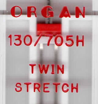 ORGAN - Zwillingsnadel TWIN STRETCH  1 Stk. / Dicke 75