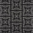 Baumwollstoff mit Muster PREMIUM BLACK ETHNIC PAISLEY #114 #03