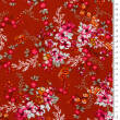 Viskosestoff - Blüten in Rot