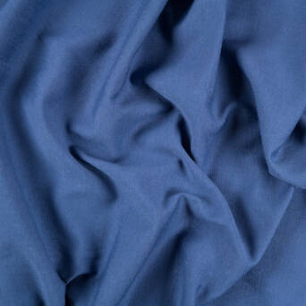 Viscose fabric with linen BONNIE BLUE T0060 #01