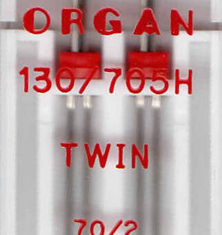 ORGAN - Zwillingsnadel TWIN  2 Stk. / Dicke 70