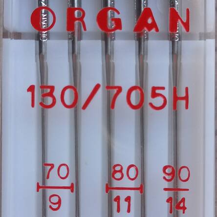 ORGAN - Universalnadeln für Stoff  MIX 5 Stk / Dicke 70, 80, 90