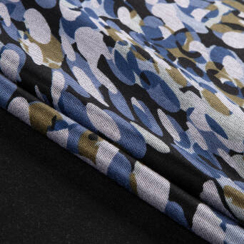 PUNTO fabric Camouflage BLUE